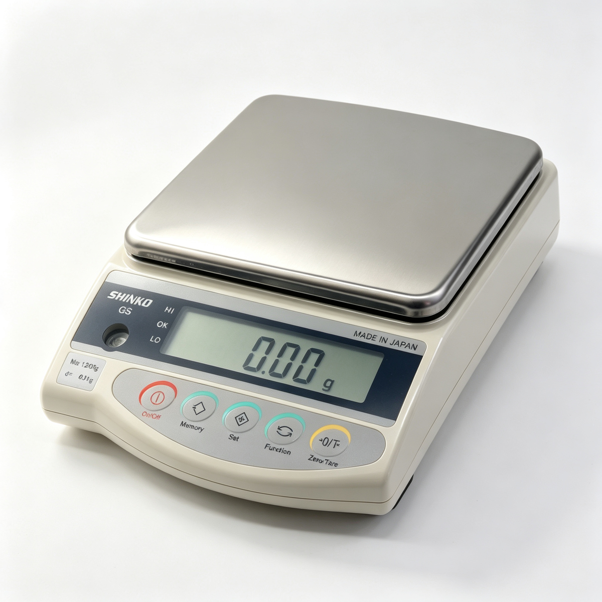SHINKO GS223 Precision Digital Analytical Balance, 220g x 0.001g High-Precision Jewelry & Lab Scale, Stainless Steel Pan, Multi-Unit (g/ct/ozt/tl), Counting & Percentage Modes, Made in Japan