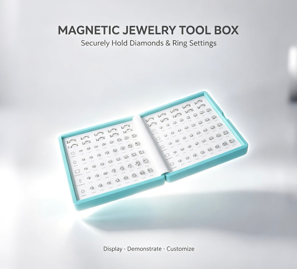 Magnetic Diamond & Ring Setting Display Book