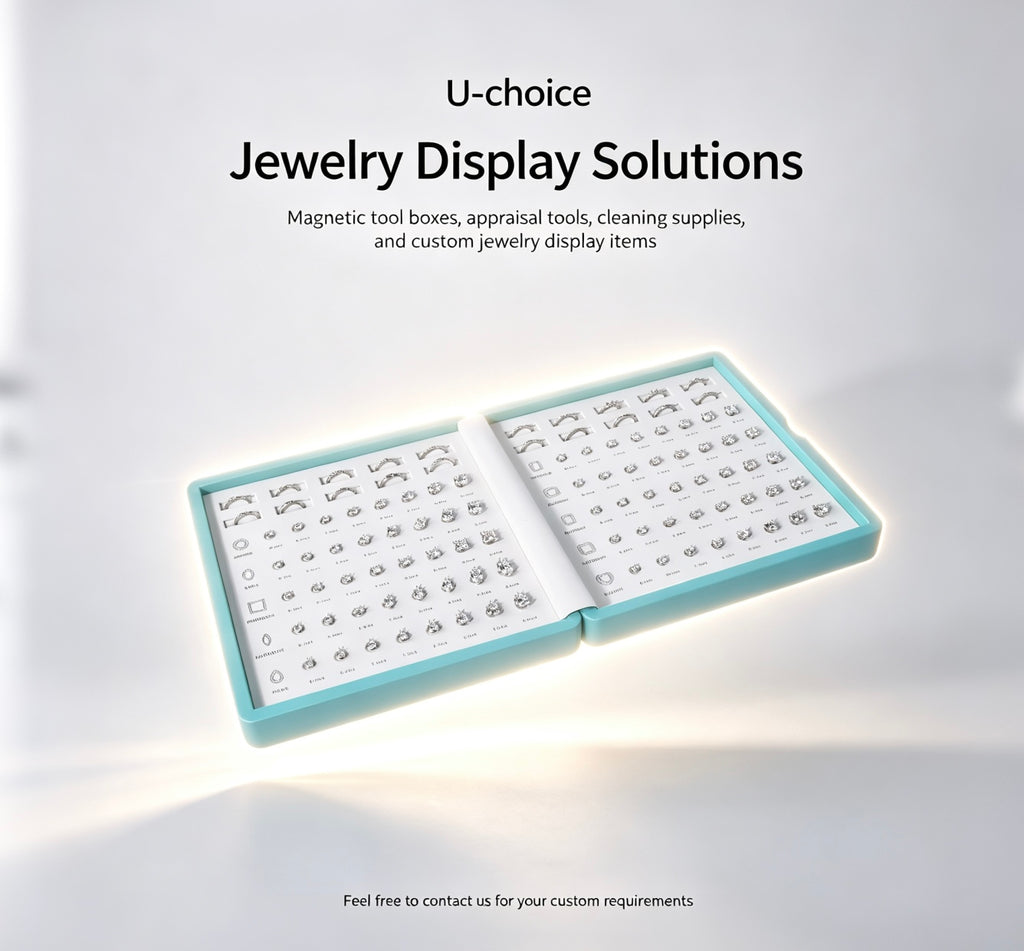 Magnetic Diamond & Ring Setting Display Book