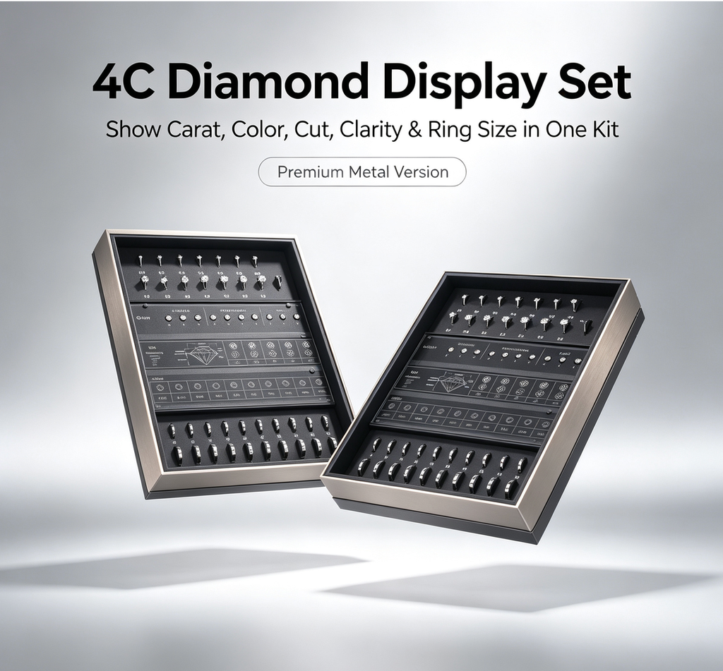 Metal 4C Diamond Grading Display Kit