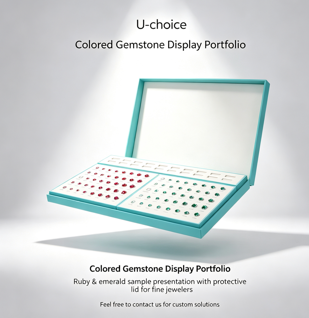 Colored Gemstone Display Portfolio — Ruby & Emerald