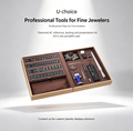 Complete Diamond 4C Master Tool Kit | All‑in‑One Professional Jeweler Consultation Box, with 4C Reference Samples, Diamond Tester, Loupe, Ring Sizer Set for Jewelry Store, Trade Show & Gem Training
